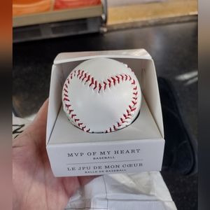 Hallmark MVP Of My Heart Stitched Baseball